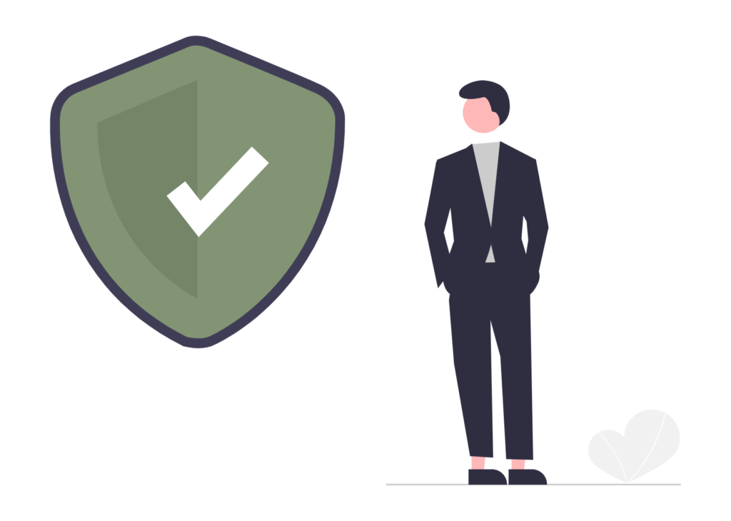 shield protection man